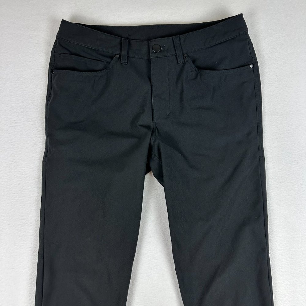Lululemon Black ABC Slim Fit 5 Pocket Pants Men's 30x30 LM5AD9S